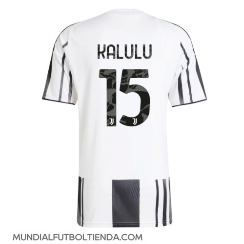 Camiseta Juventus Pierre Kalulu #15 Primera Equipación Replica 2025-26 mangas cortas